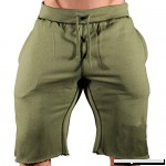 YOcheerful Men's Sports Shorts Men Solid Shorts Trunks Casual Sport Jogging Elasticated Waist Shorts Pants Trousers Green B07MCH1MPR